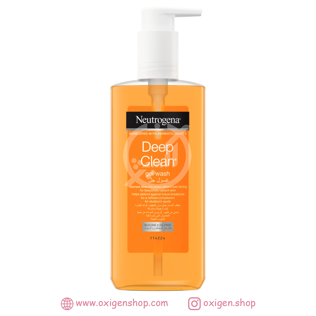 ژل شستشوی صورت نوتروژینا مدل deep clean