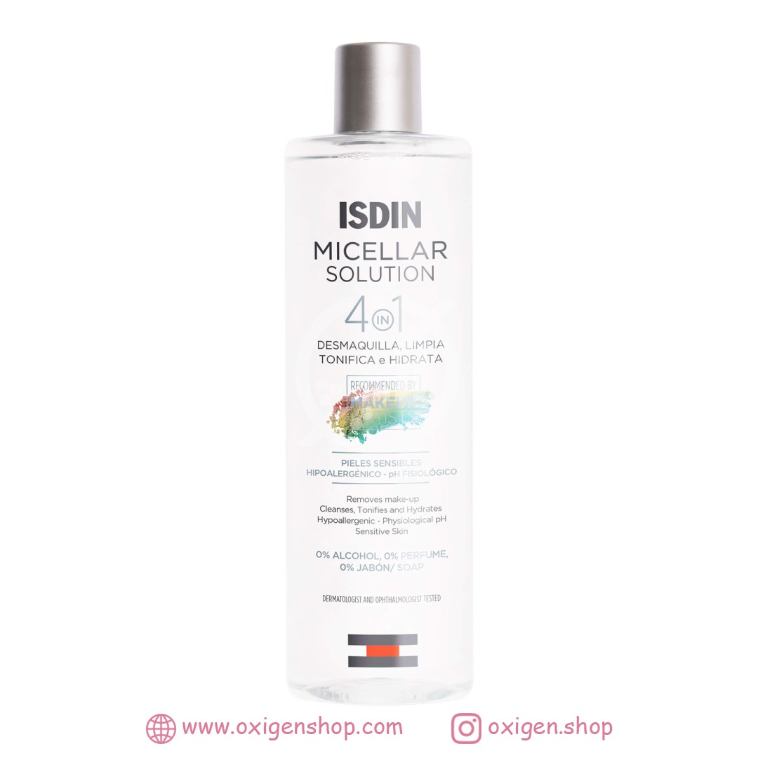 میسلارواتر 4 در 1 ایزدین solution hydrating