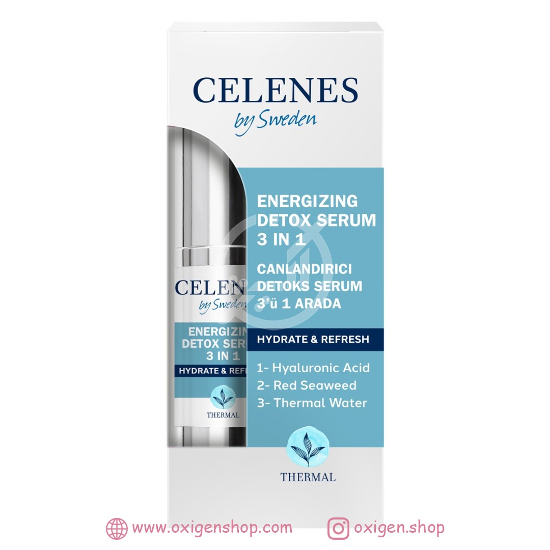 سرم انرژی زا سلینس سه در یک مدل detox serum