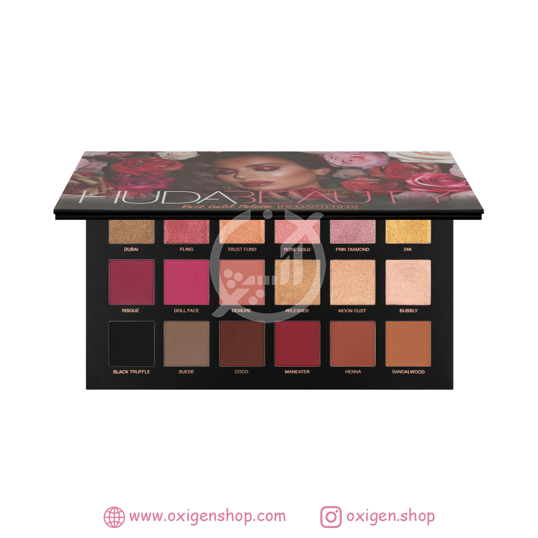 پالت سایه هدی بیوتی مدل Rose Gold