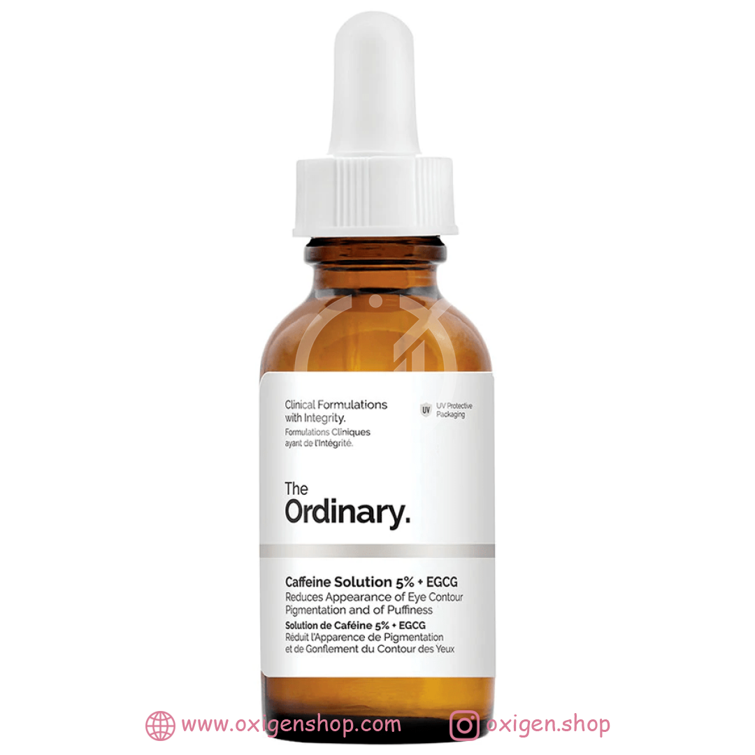 سرم دور چشم ضد تیرگی و پف کافئین اوردینری مدل caffeine 5%.EGCG