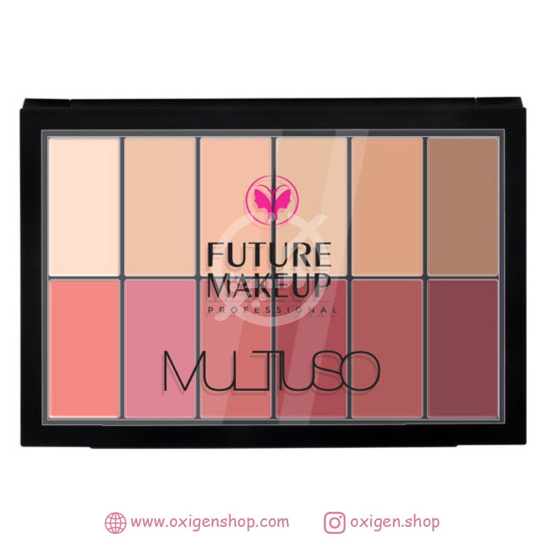 پالت رژگونه و کانتور چرب فیوچر میکاپ رنگ FU803