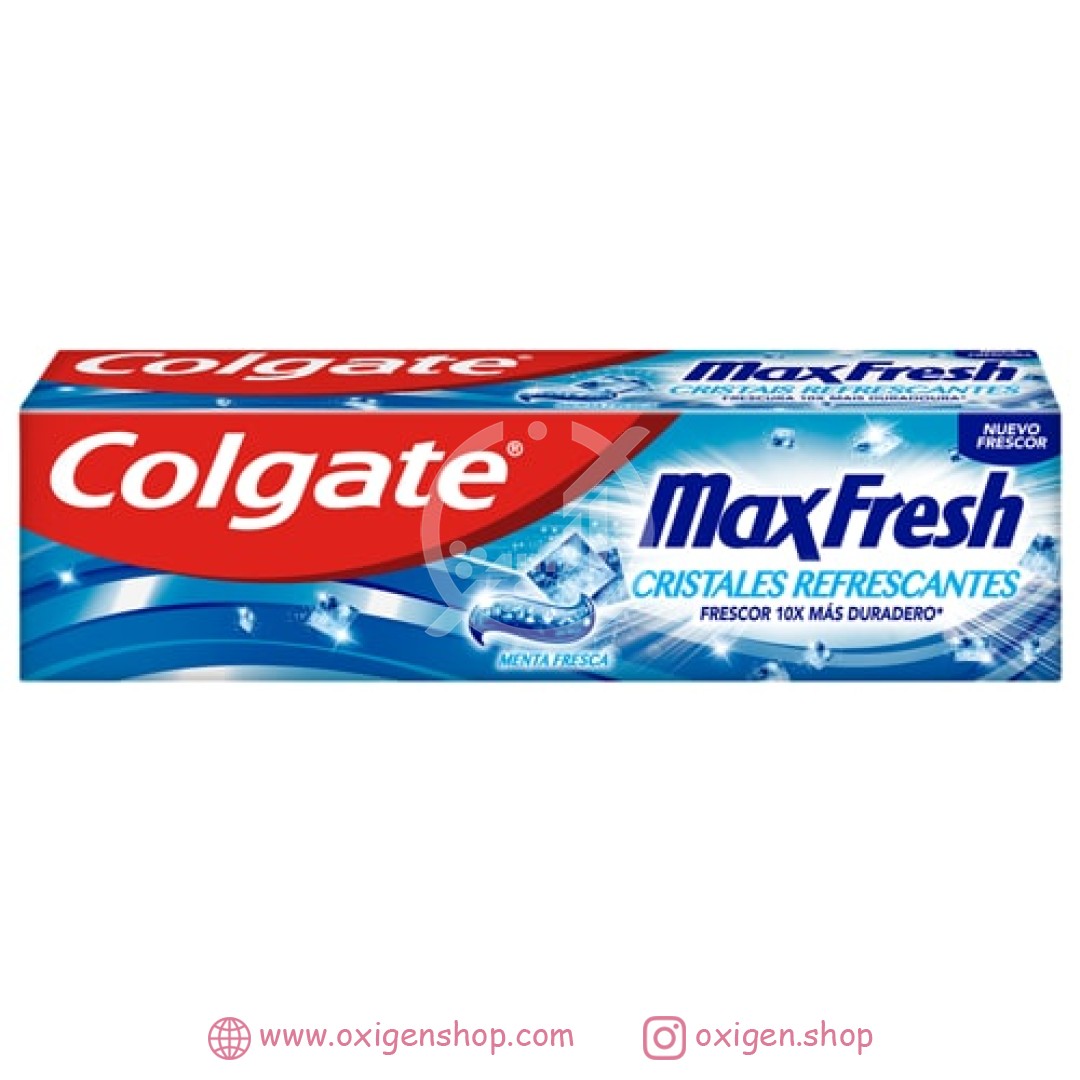 خمیر دندان کلگیت مدل Max Fresh Cristales Refrescantes