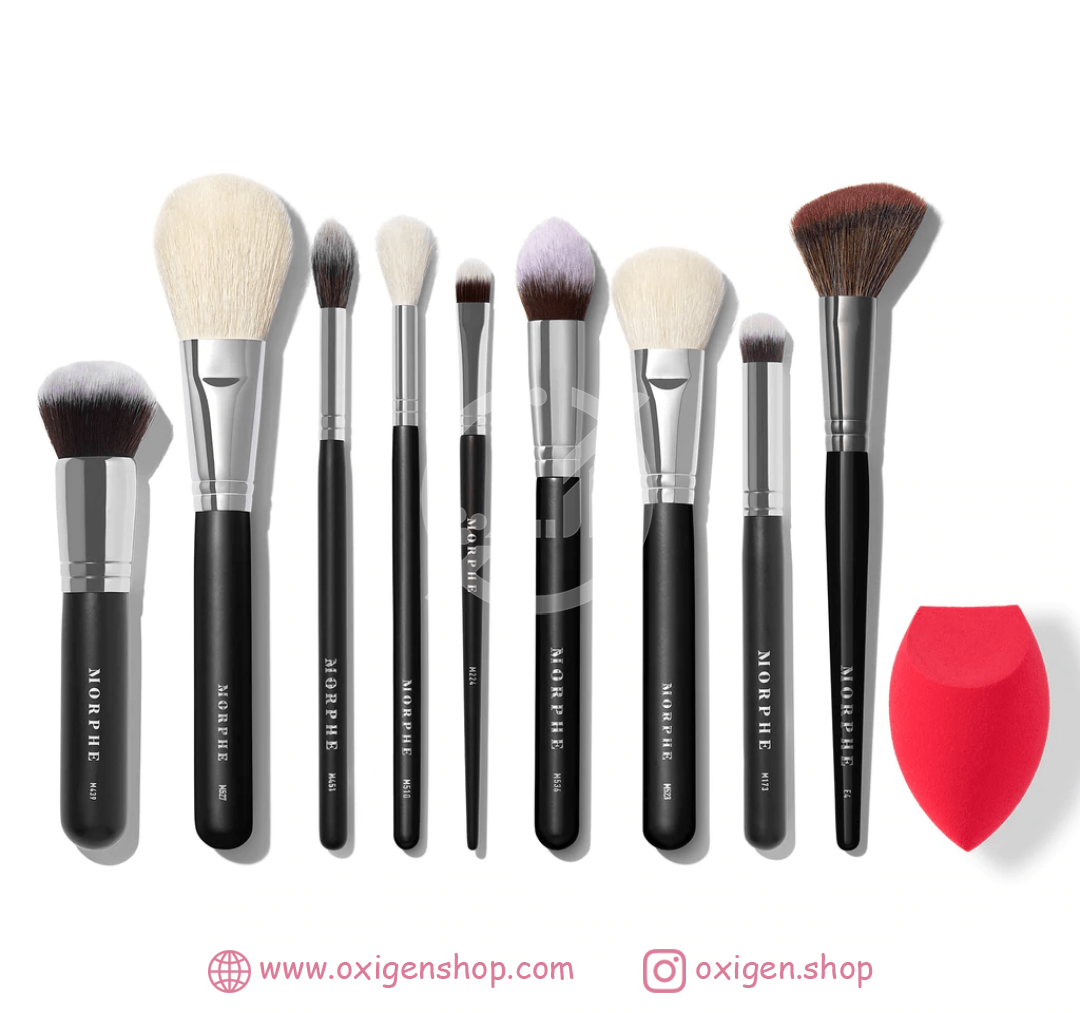 ست براش 10 تکه مورف مدل BABE FAVES
