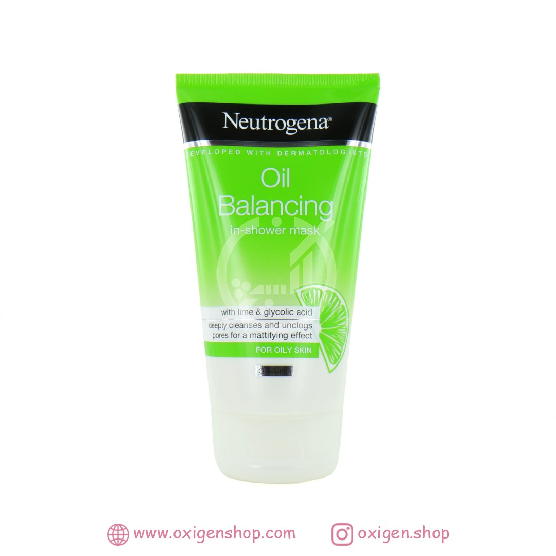 ماسک کنترل چربی صورت نوتروژینا مدل Oil Balancing In Shower Mask