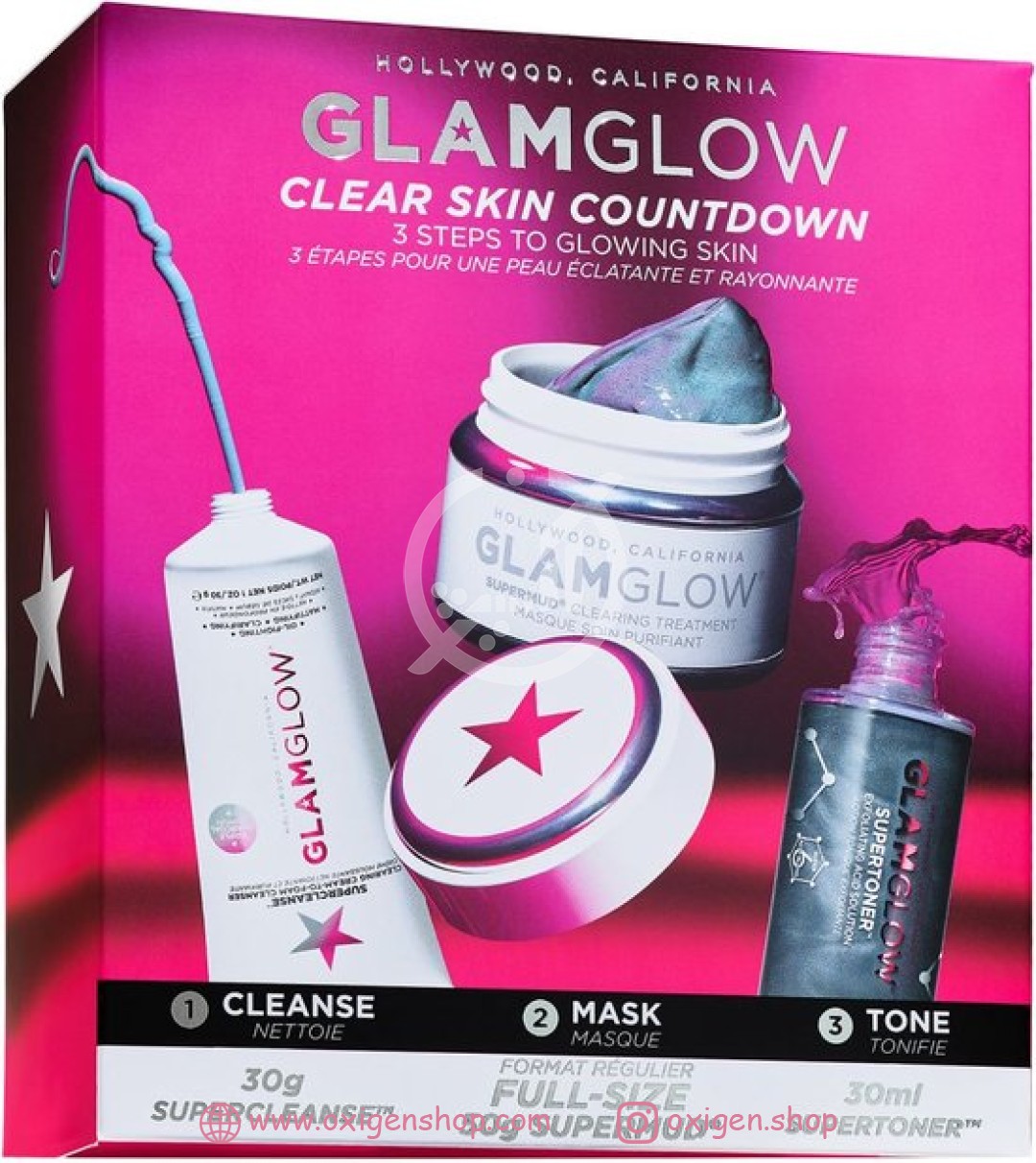 ست گلم گلو مدل Clear Skin Countdown