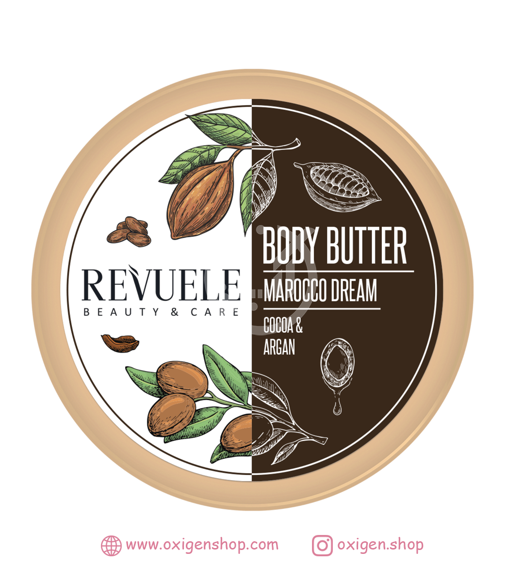 کره بدن ریول مدل Cocoa & Argan