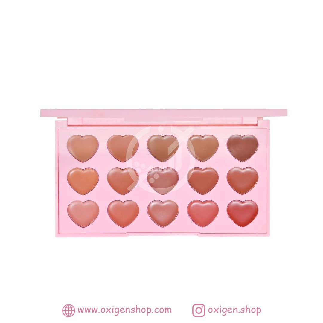 پالت رژلب پی لوئیز مدل Shut Up And Kiss Me