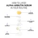 سرم ضد لک اینکی لیست مدل ALPHA ARBUTIN
