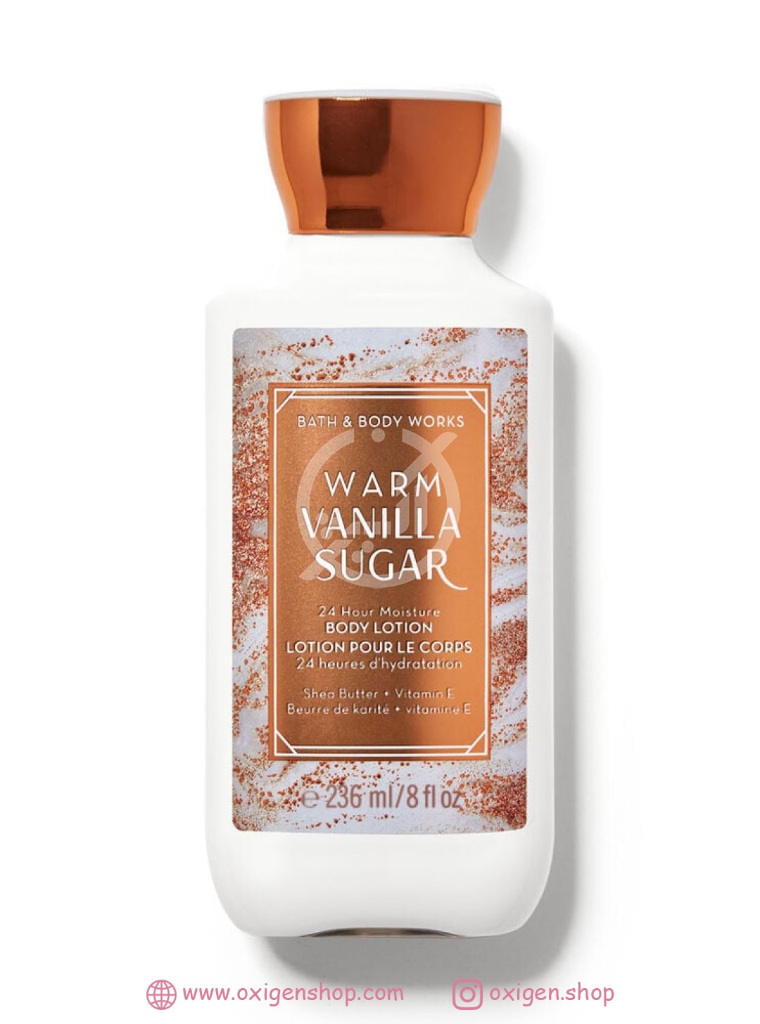لوسیون بدن بث اند بادی ورکز مدل warm vanilla sugar