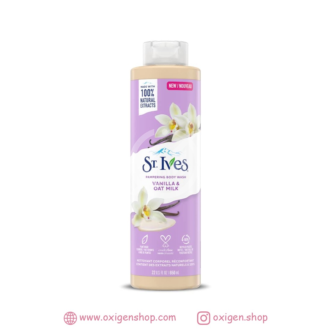 شوینده بدن سنت ایوز مدل vanilla and oat milk