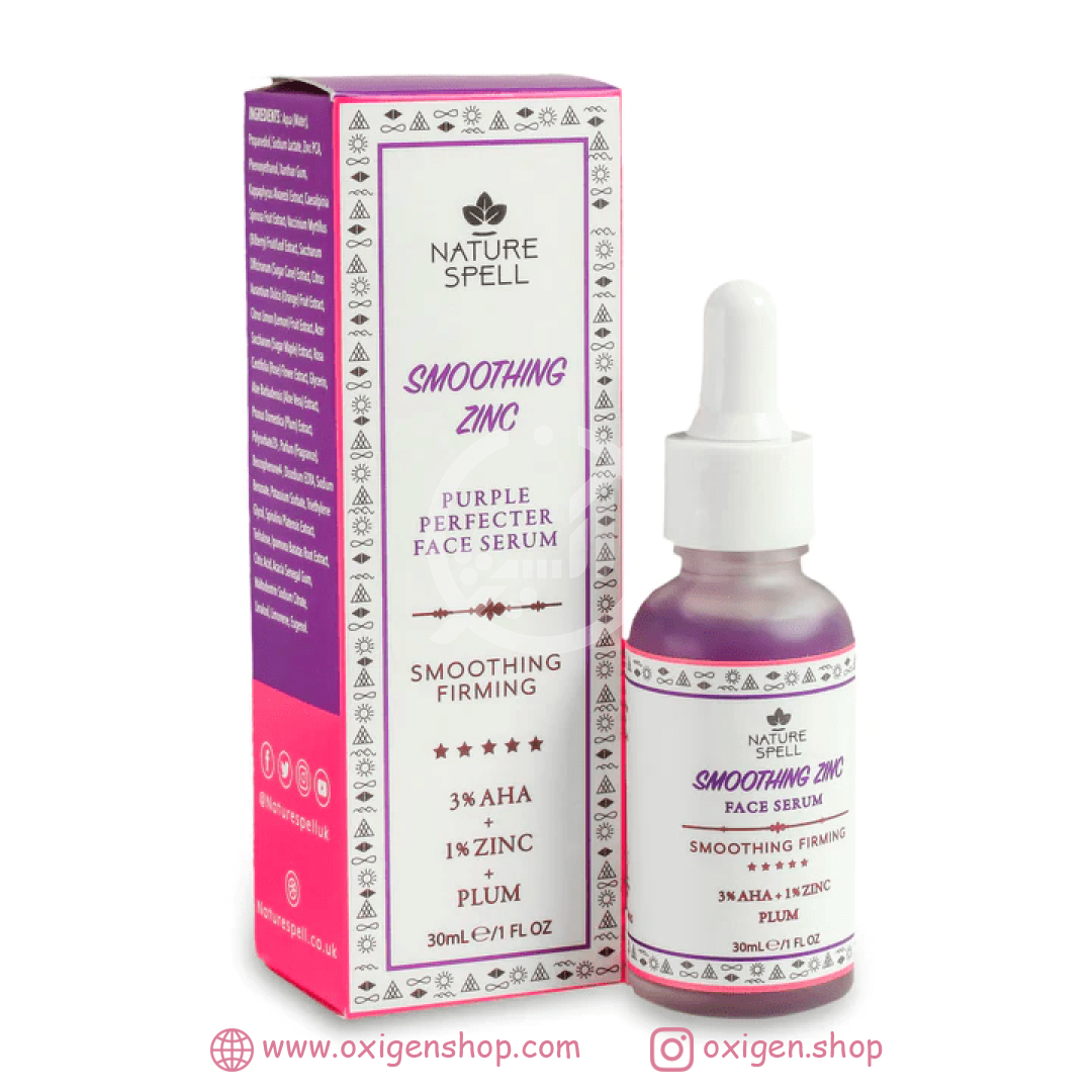 سرم روشن کننده نیچر اسپل مدل smoothing zinc