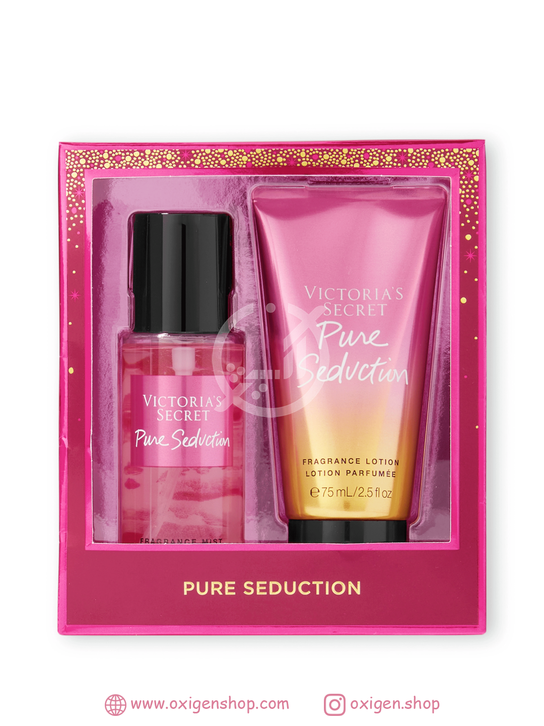 ست ویکتوریا سکرت مدل pure seduction (لوسیون بدن و بادی میست)