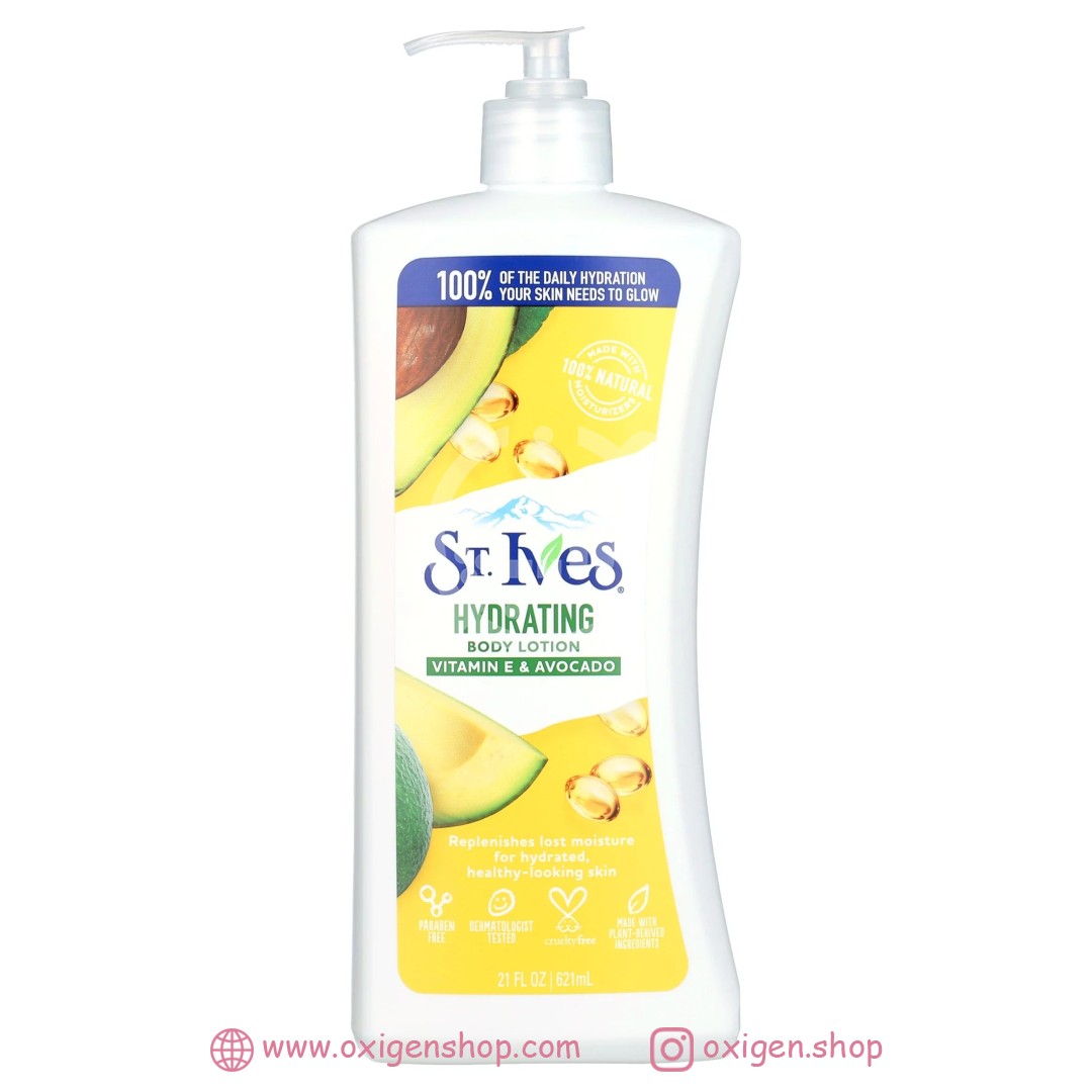 لوسیون بدن سنت ایوز مدل vitamin E & avocado