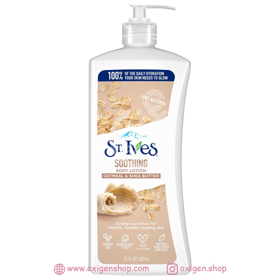 لوسیون بدن سنت ایوز مدل Oatmeal & Shea Butter