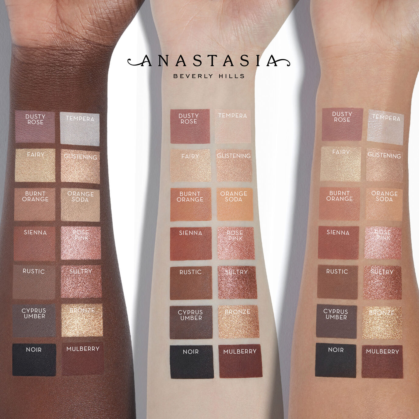 پالت سایه چشم آناستازیا بورلی هیلز مدل Soft Glam
