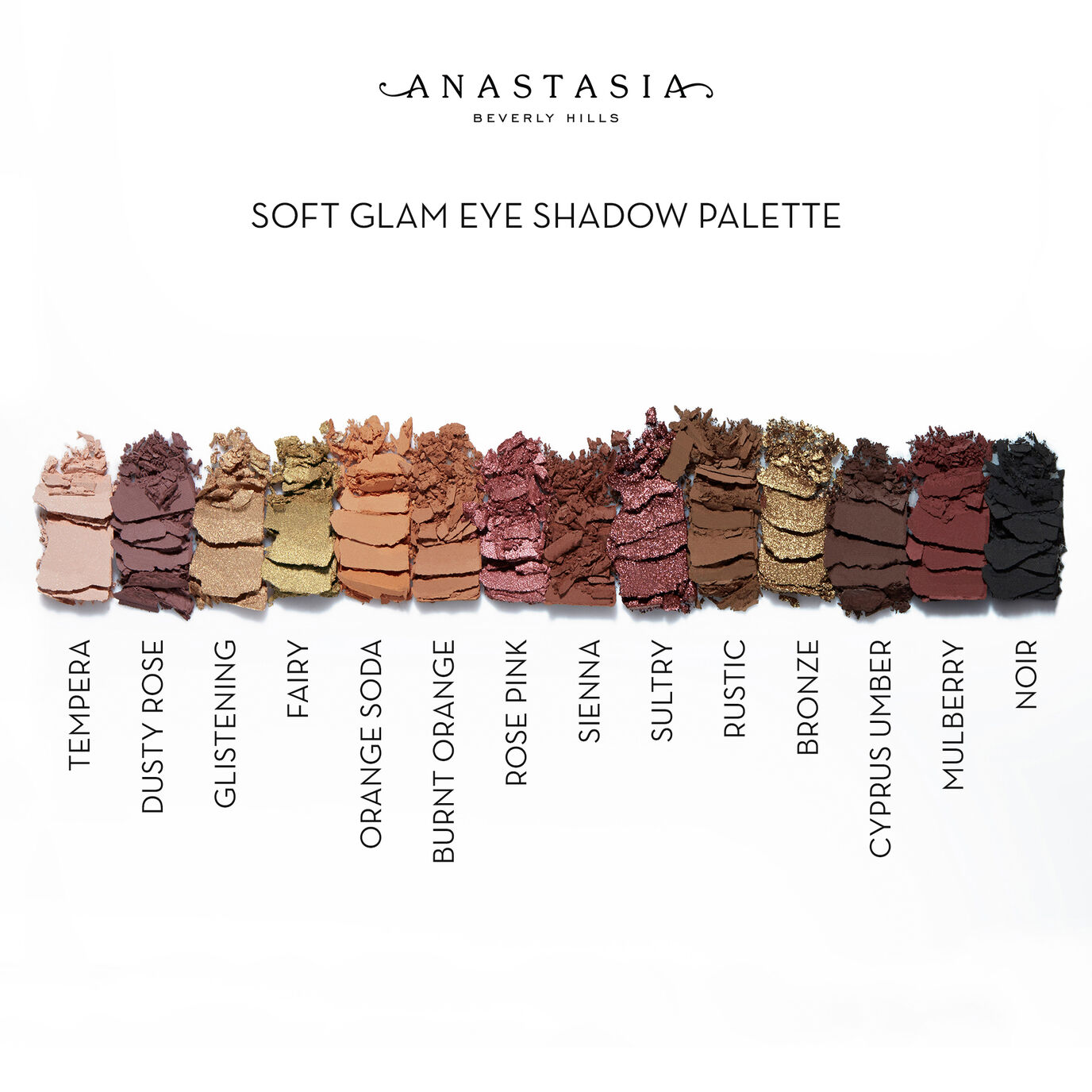 پالت سایه چشم آناستازیا بورلی هیلز مدل Soft Glam
