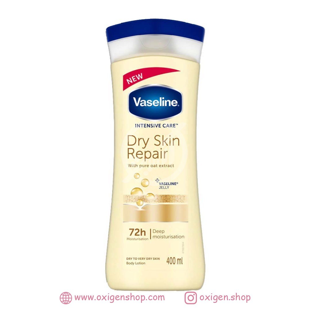 لوسیون بدن وازلین مدل Dry Skin Repair