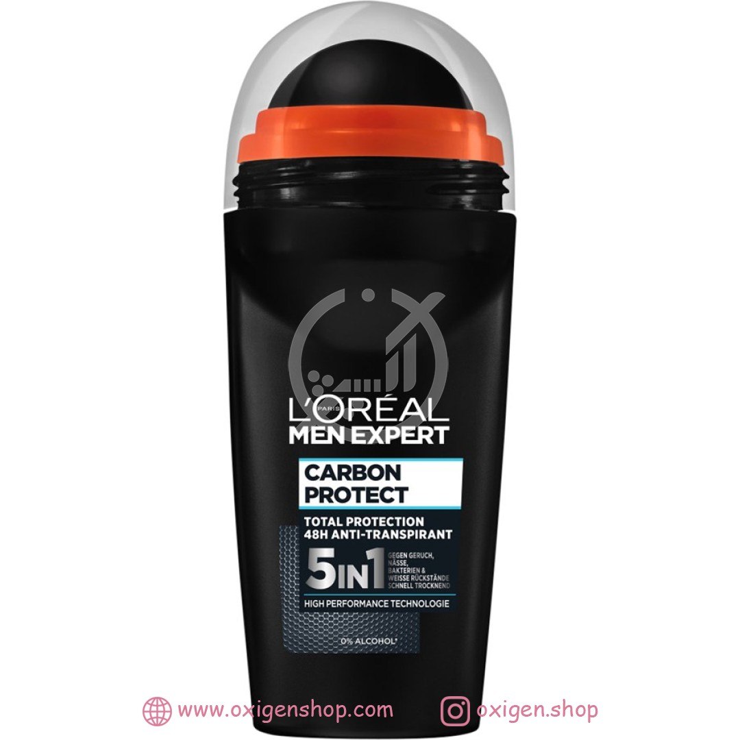 دئودورانت ضد تعریق مردانه لورال مدل Carbon Protect 5in1