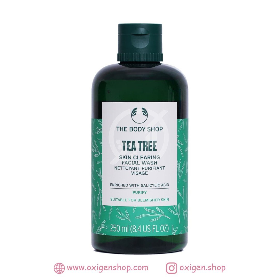 شوینده صورت بادی شاپ مدل tea tree