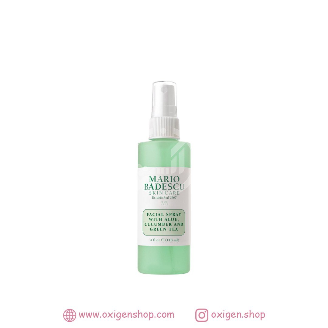 اسپری آبرسان ماریو بادسکو مدل aloe cucumber and green tea