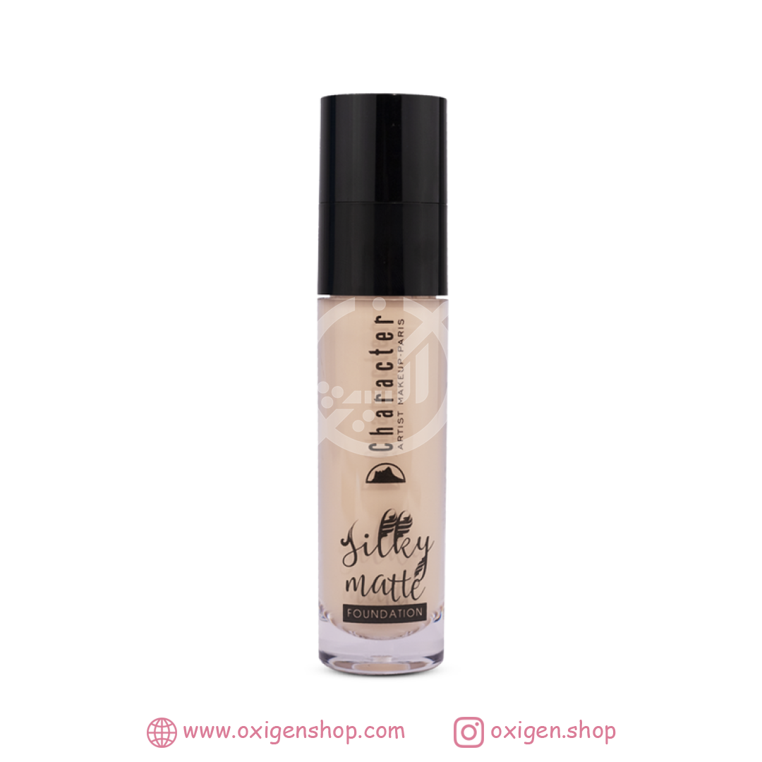 کرم پودر کاراکتر مدل Silky Matte