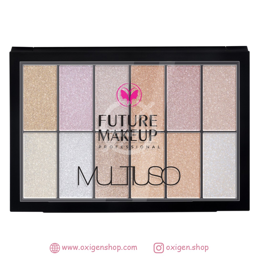 پالت هایلایتر فیوچر میکاپ رنگ FU802