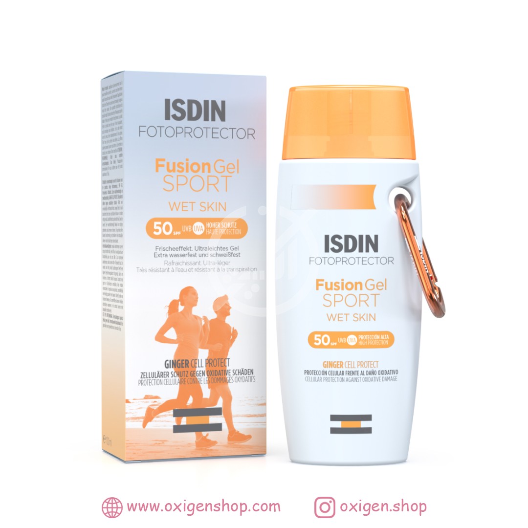 ژل ضدآفتاب بدن ایزدین مدل fusion gel sport