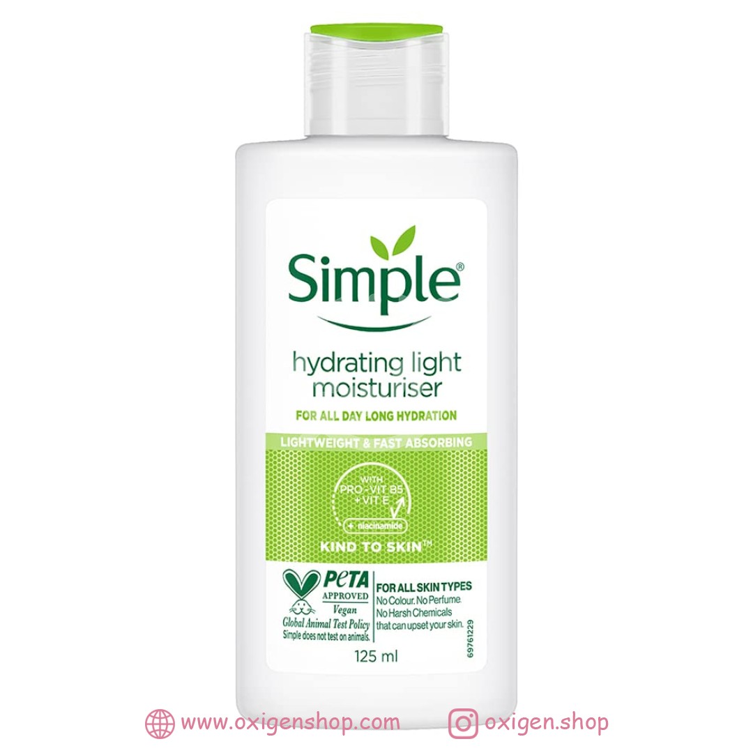 مرطوب کننده سیمپل مدل Hydrating Light Moisturiser