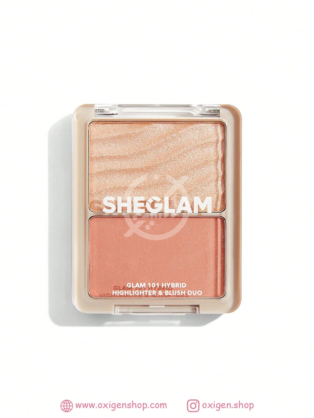 رژگونه و هایلایتر شیگلم مدل GLAM 101 HYBRID