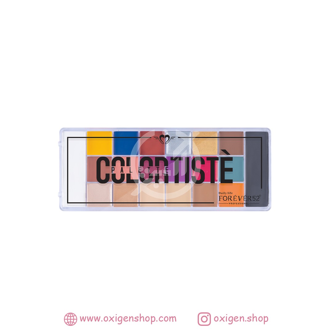 پالت رنگدانه فوراور 52 مدل colortiste