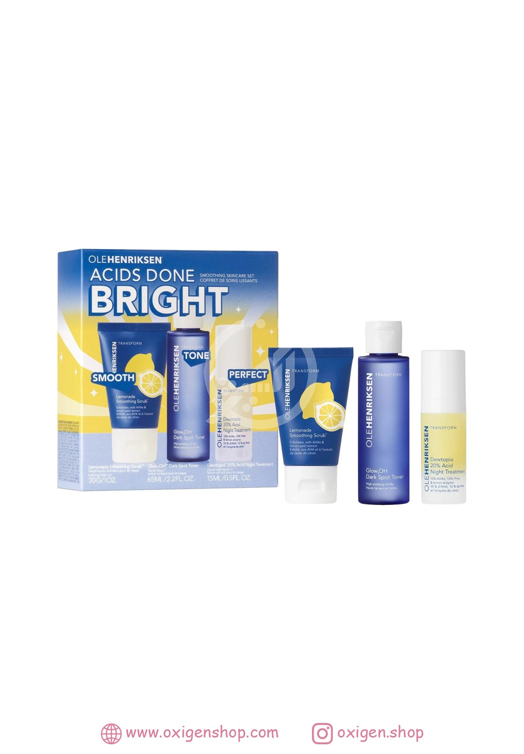 ست مراقبتی اوله هنریکسن مدل ACIDS DONE BRIGHT (ست کامل و جدا از ست)