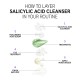 شوینده صورت سالسیک اسید اینکی لیست salicylic acid