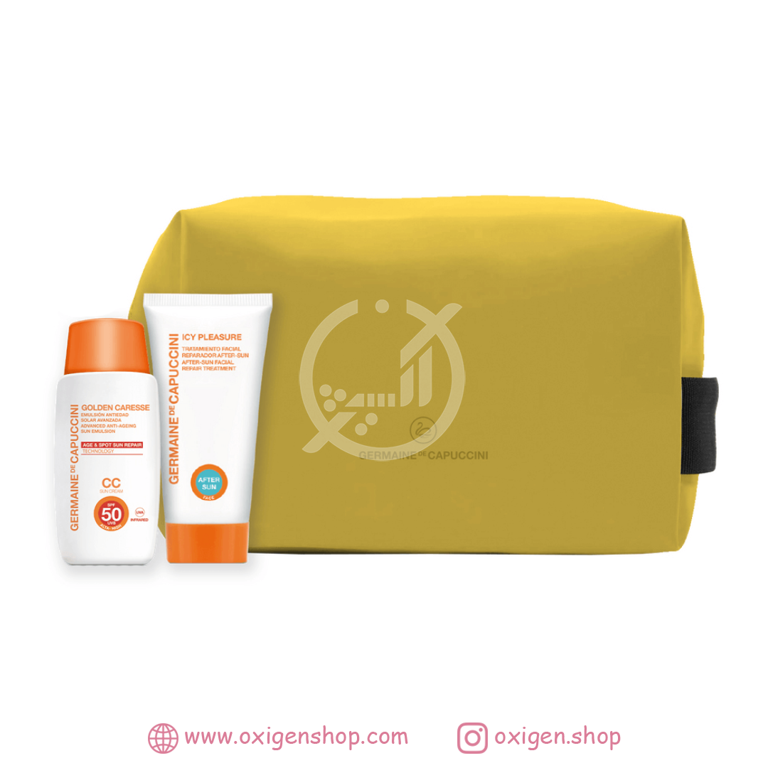 ست cc کرم و افترسان کاپوچینی مدل Sun Vibes