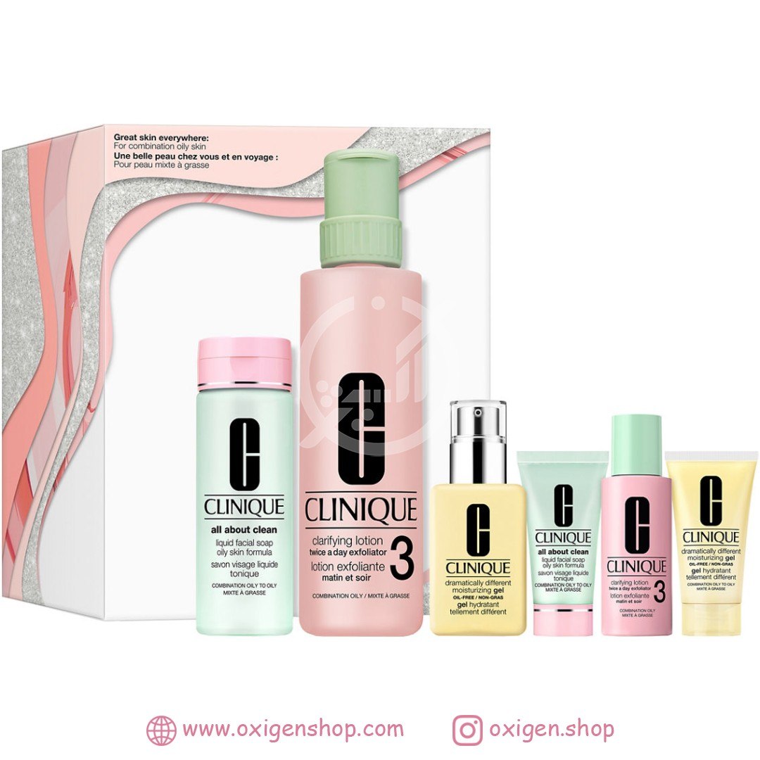 ست مراقبت از پوست کلینیک مدل great skin everywhere