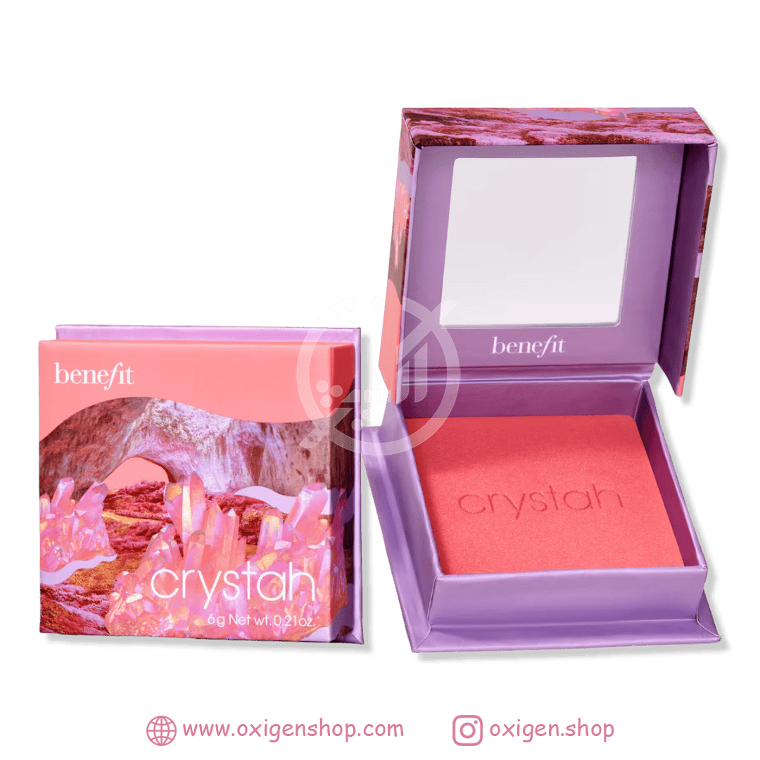 رژگونه پودری بنفیت مدل Crystah