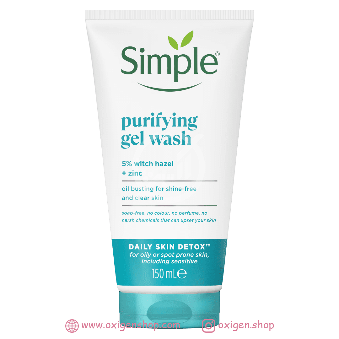 ژل شوینده صورت سیمپل مدل Daily Skin Detox