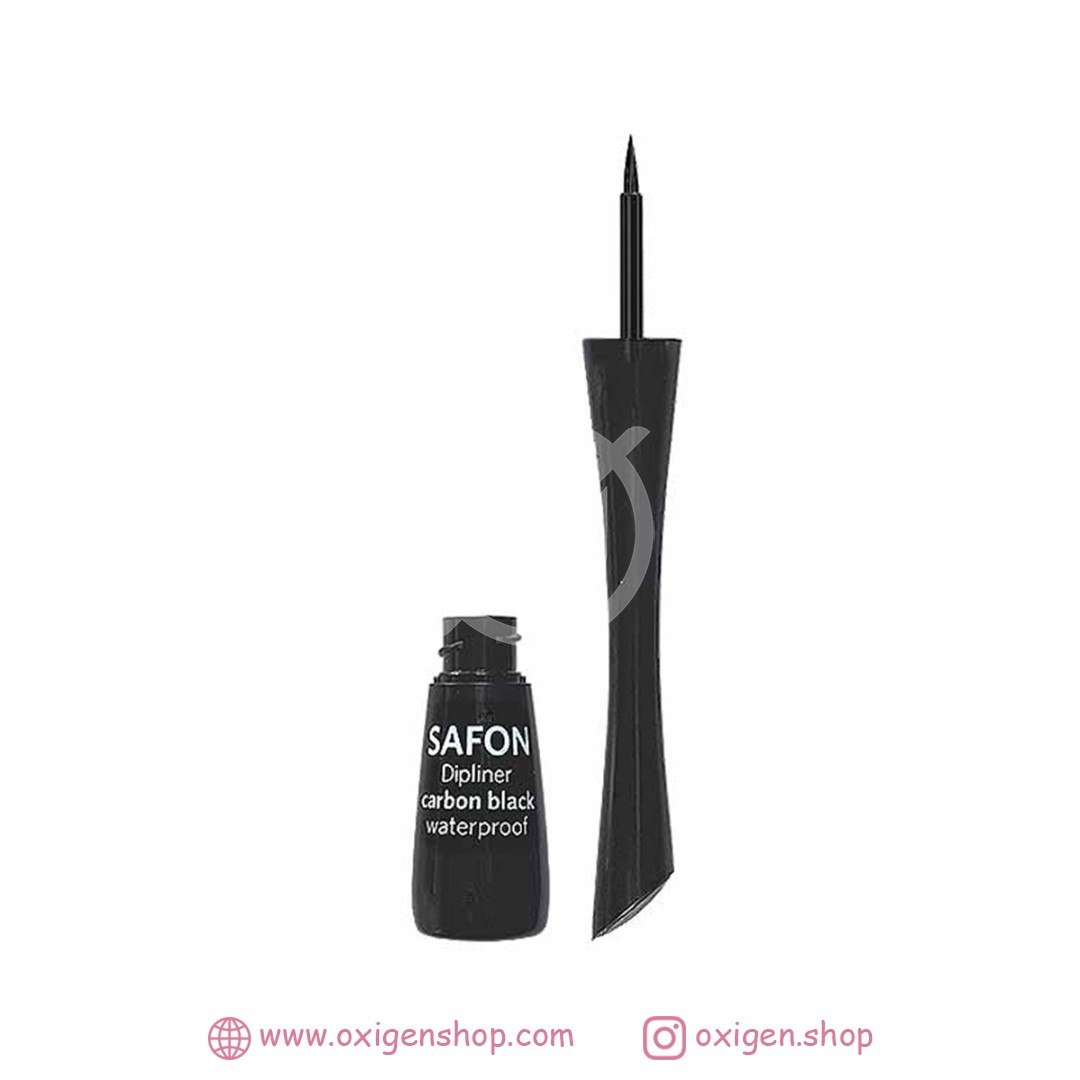 خط چشم مایع سافون مدل carbon black