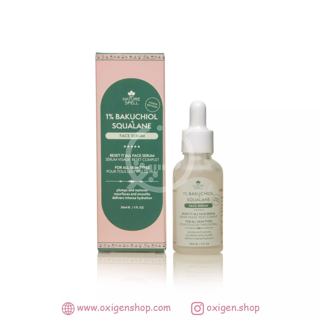 سرم رتینول نیچر اسپل مدل Bakuchiol 1% + Squalane
