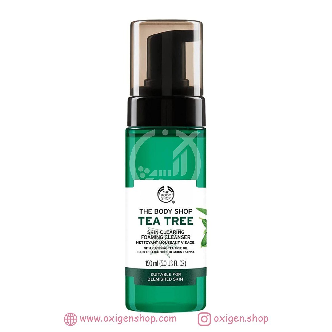 فوم شوینده صورت بادی شاپ مدل tea tree