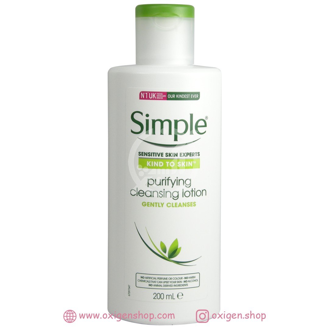 لوسیون پاک کننده آرایش سیمپل مدل kind to skin