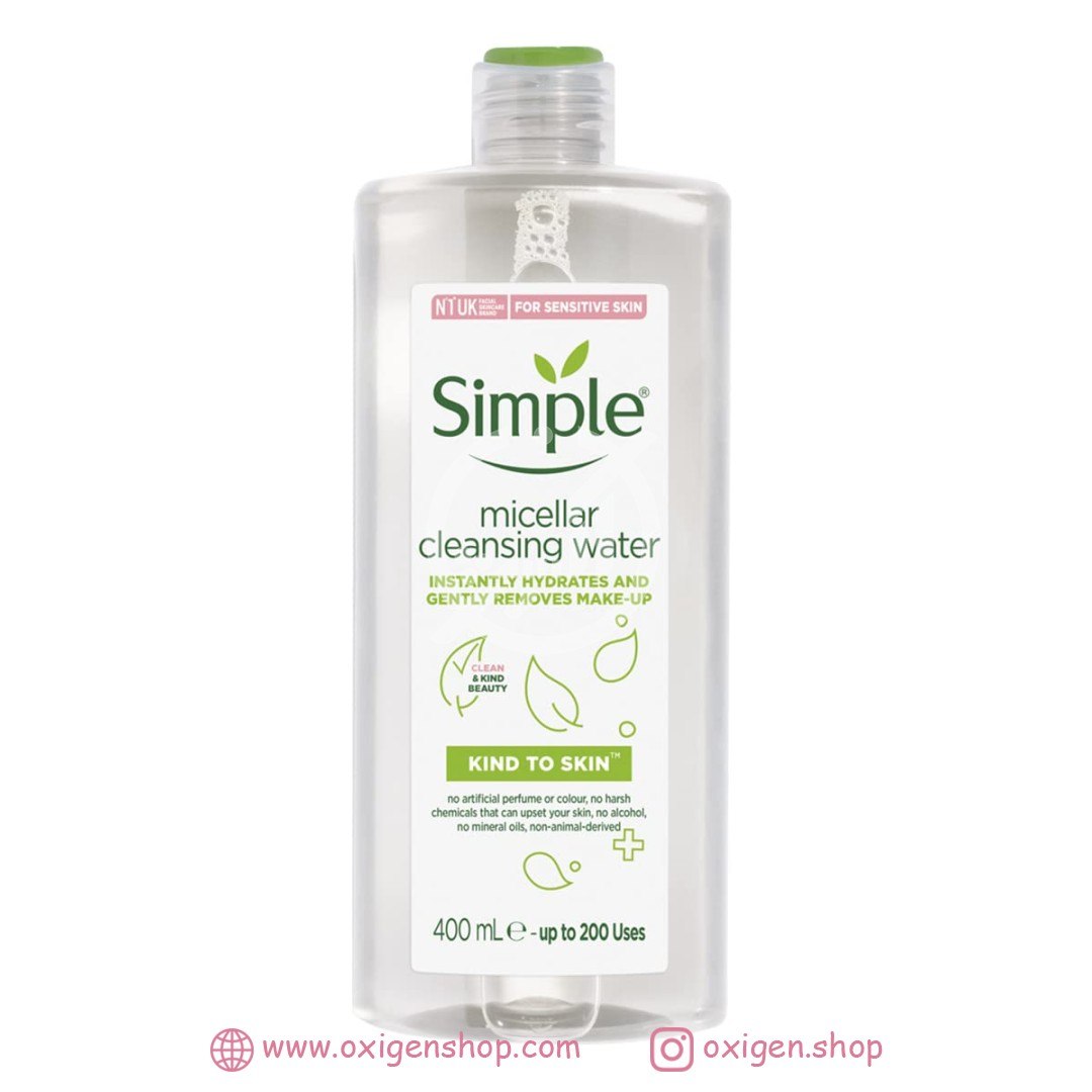 میسلارواتر سیمپل مدل kind to skin