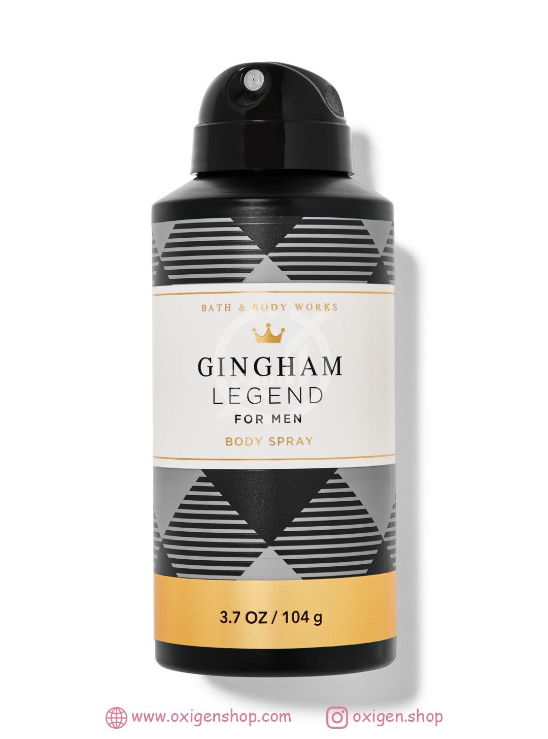 اسپری بدن مردانه بث اند بادی ورکز مدل Gingham Legend