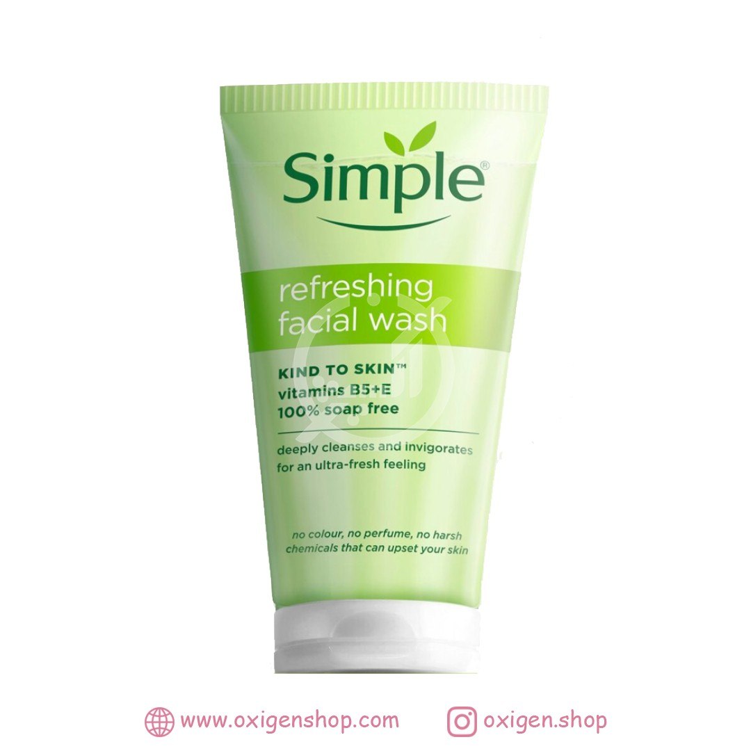 ژل شوینده صورت سیمپل مدل kind to skin