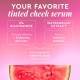 رژگونه مایع هندوانه گلورسپی مدل Niacinamide Dewy Flush