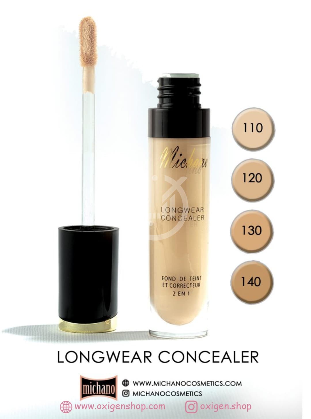 کرم کانسیلر میچانو مدل Longwear