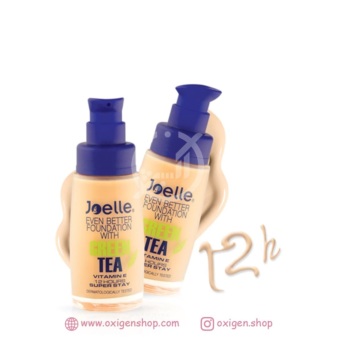 کرم پودر جویل مدل green tea کرم پودر جویل مدل green tea