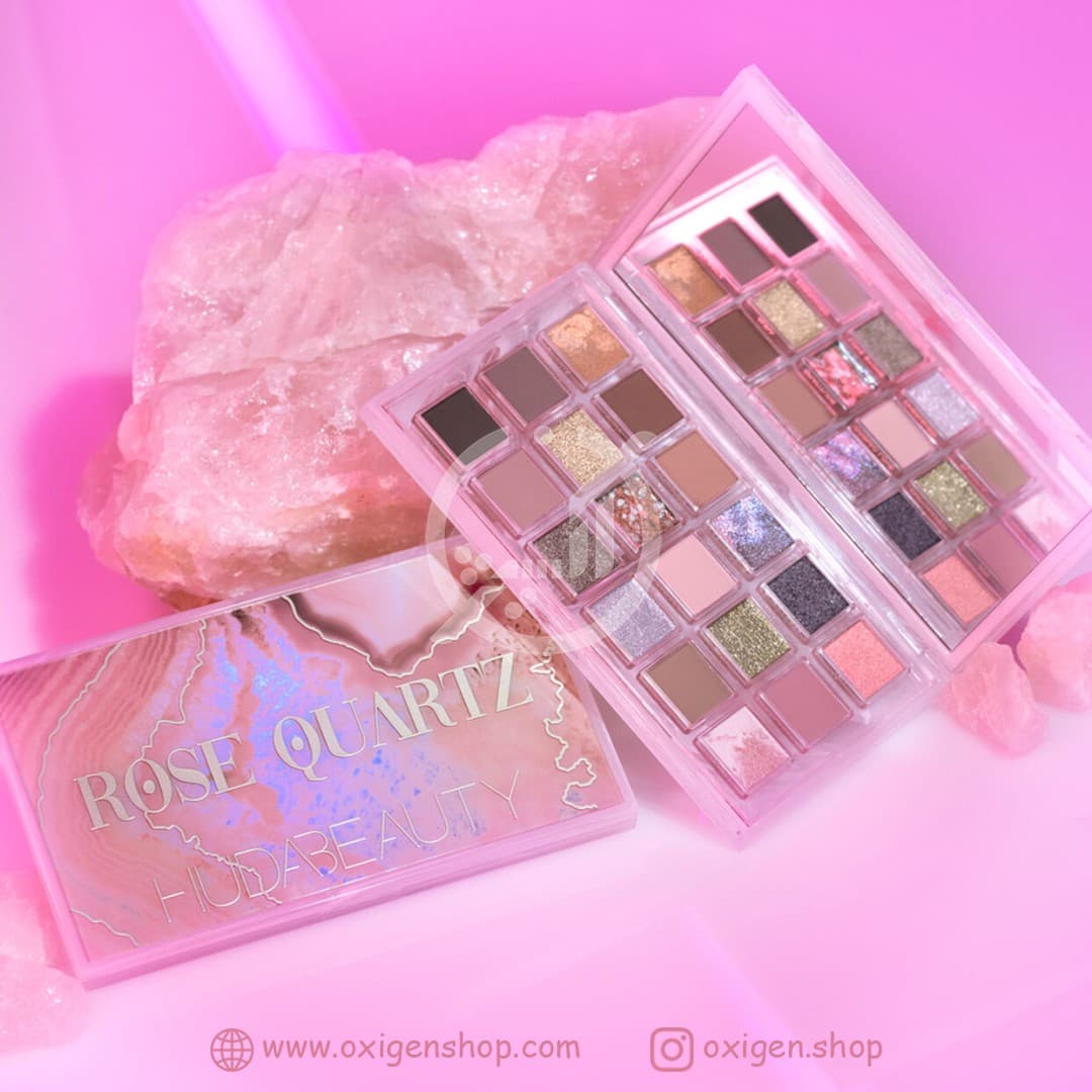 پالت سایه هدی بیوتی مدل rose quartz پالت سایه هدی بیوتی مدل rose quartz