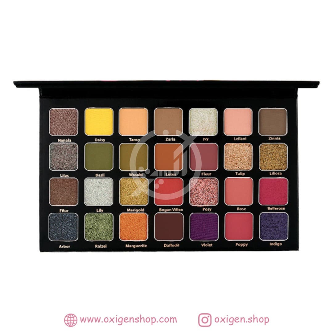 پالت سایه 28 رنگ کاراکتر مدل Blossom پالت سایه 28 رنگ کاراکتر مدل Blossom