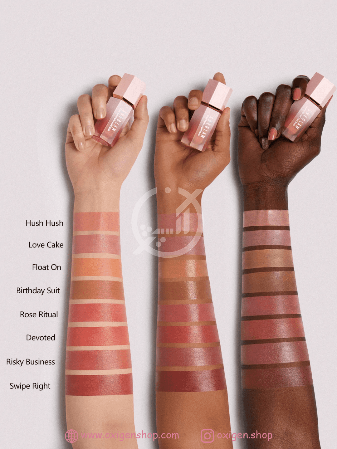 ست رژگونه مایع شیگلم مدل SHIMMER & MATTE (جدا شده از ست) ست رژگونه مایع شیگلم مدل SHIMMER & MATTE (جدا شده از ست)